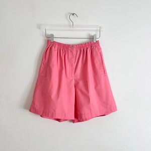 vintage 80s 90s highwaisted pink cotton bermuda shorts O/S S M L